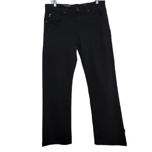 Adriano Goldschmied black Protege straight leg 5 pocket jeans size waist 34